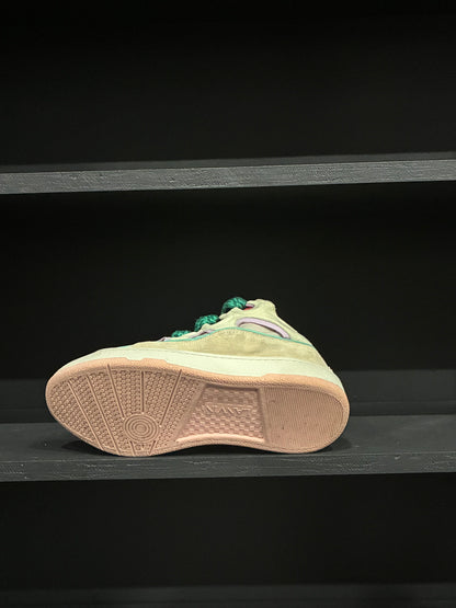 Lanvin Cream/White/Pink Curb Sneaker (43)