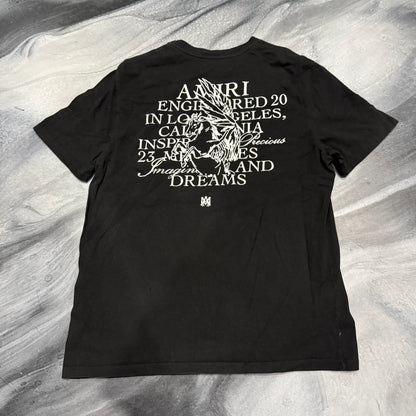 Amiri Black Engineered In LA Tee (S)