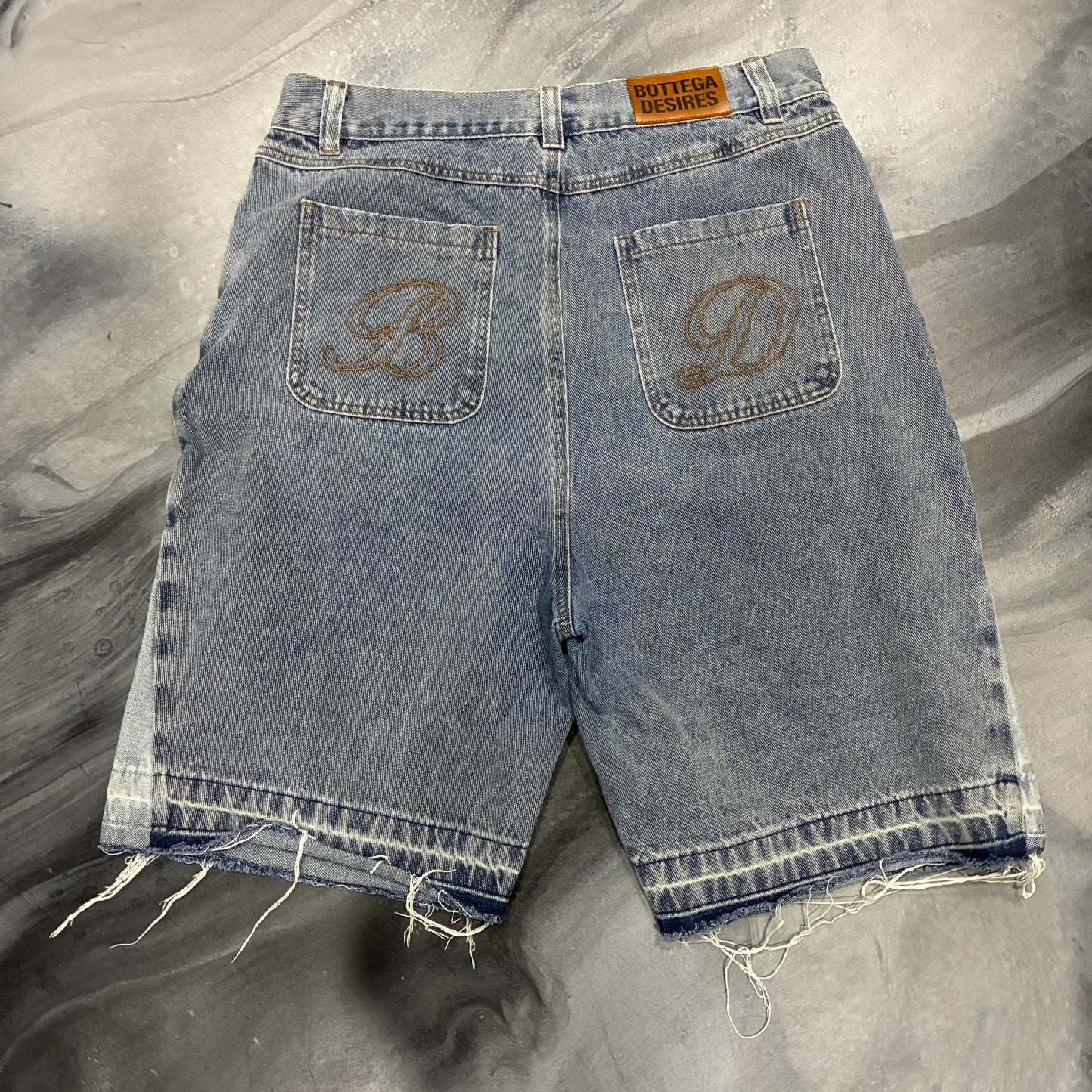 Bottega Desire Blue Jean Shorts
