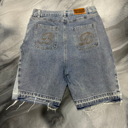 Bottega Desire Blue Jean Shorts