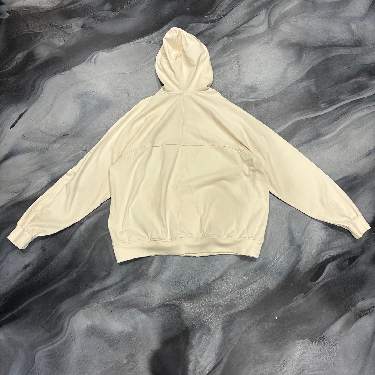 Rick Owen’s Tan Zip Up Hoodie (XL)