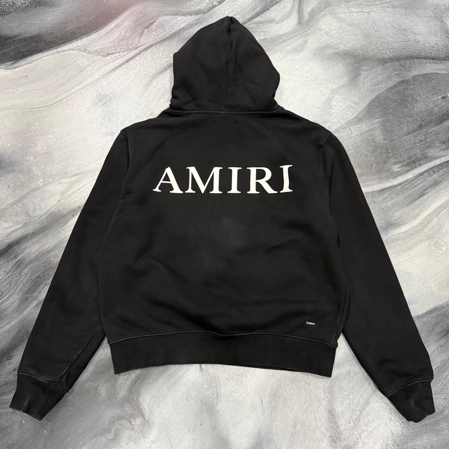 Amiri Black/White Logo Hoodie