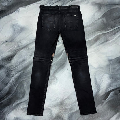 Amiri Black/Brown Paisley Patch MX2 Jean (31)