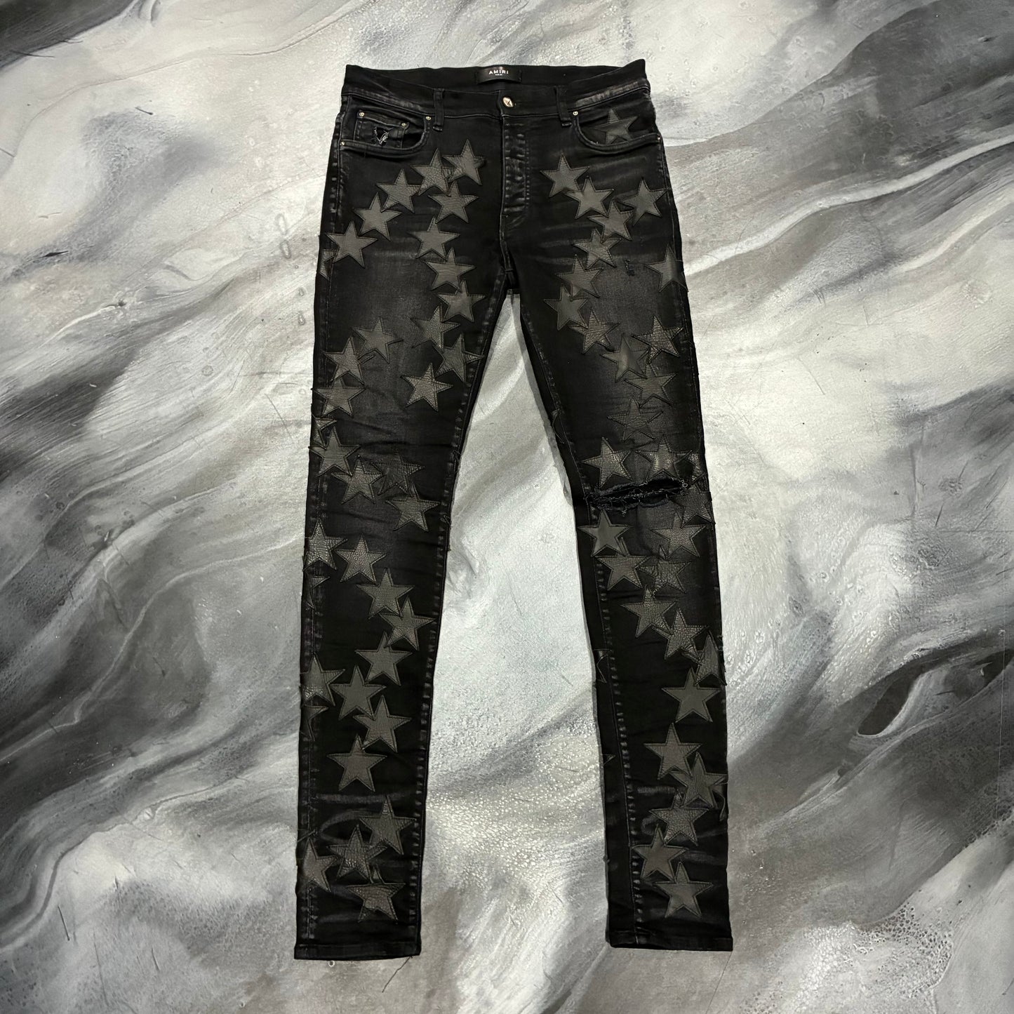 Amiri Black/Black Stars Chemist Jean (31)