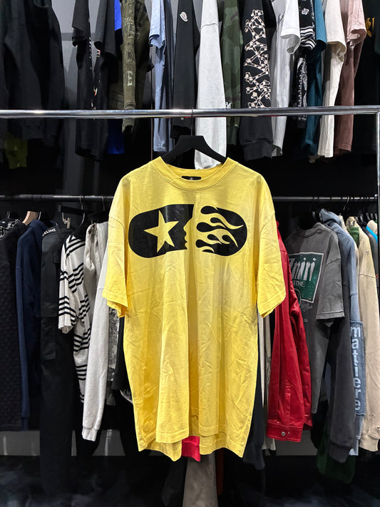 Hellstar Yellow/Black Sports Logo Tee (2XL)