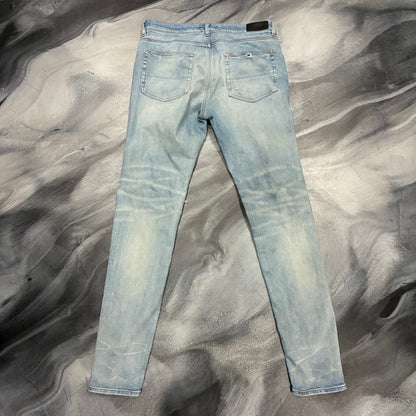 Amiri Light Blue/Black Patch Jean (36)