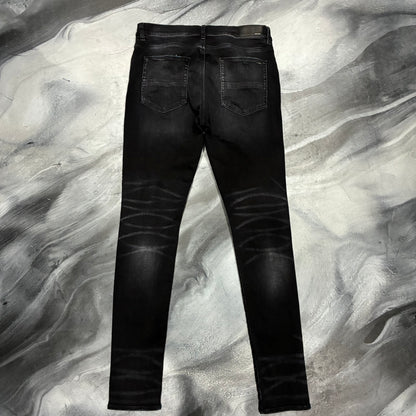 Amiri Black/White Boucle Patch MX1 Jean (34)