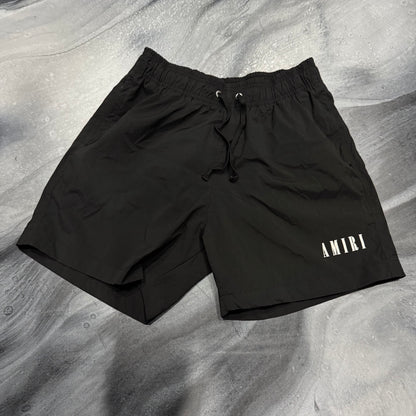 Amiri Back/White Logo Swimtrunks