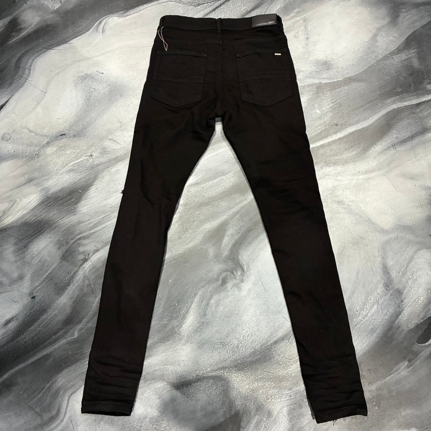 Amiri Black Distressed Jean (31)