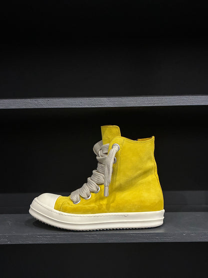 Rick Owens Yellow High Sneaker (44)
