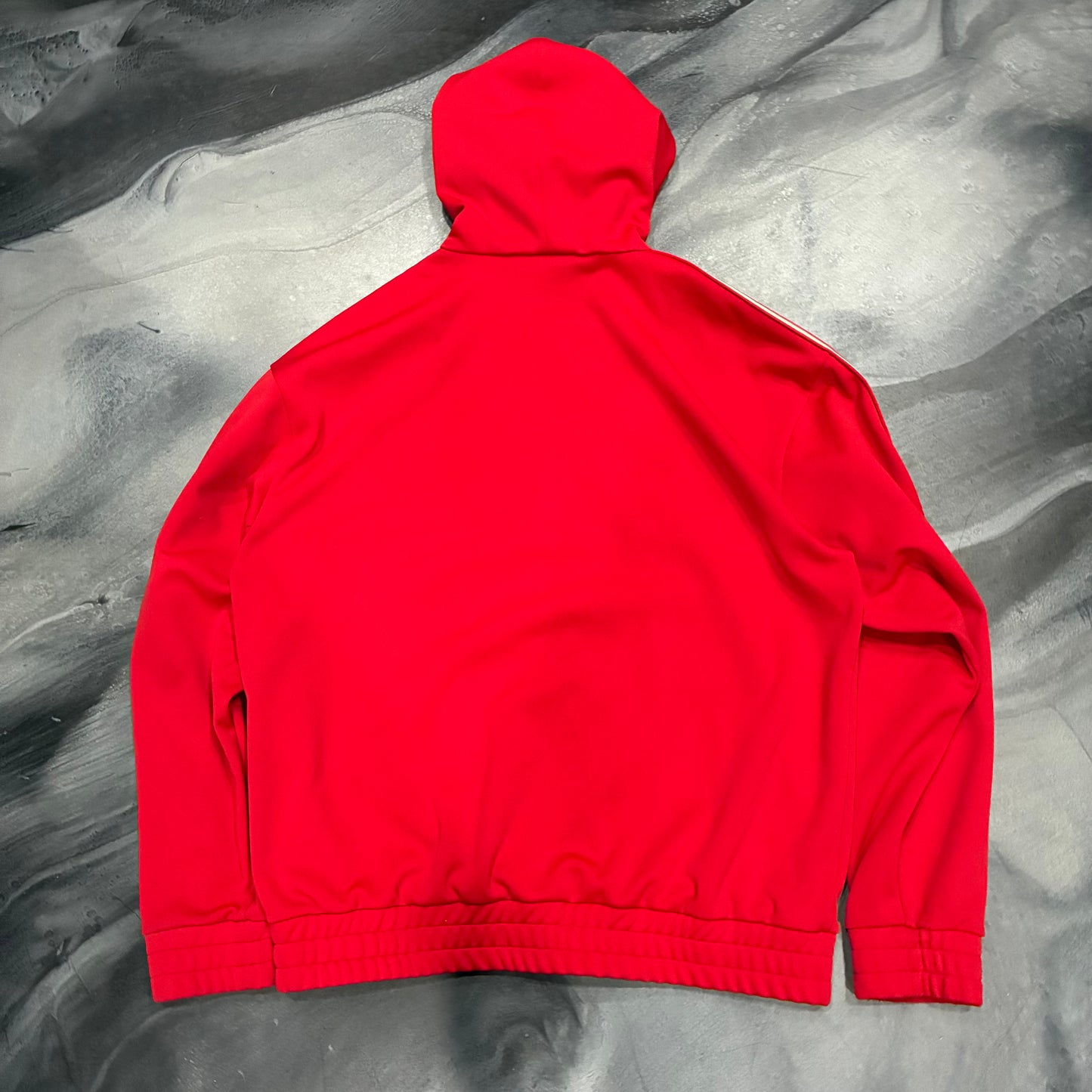 Celine Red/Cream Hooded Track Jacket (L)