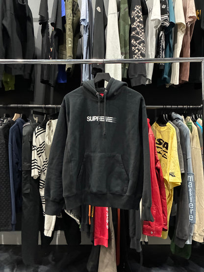 Supreme Black Motion Hoodie (S)