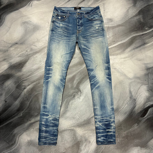 Amiri Honeycomb Indigo Stack Jean (33)