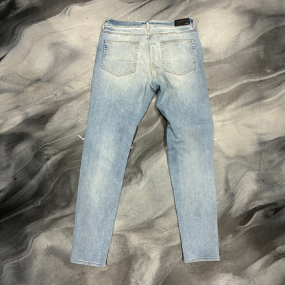 Amiri Light Blue/Black Patch MX1 Jean (38)