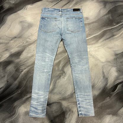 Amiri Light Blue Plain Jean (36)
