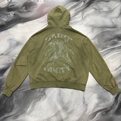 Saint Vanity Green Terry Zip Up (2XL)