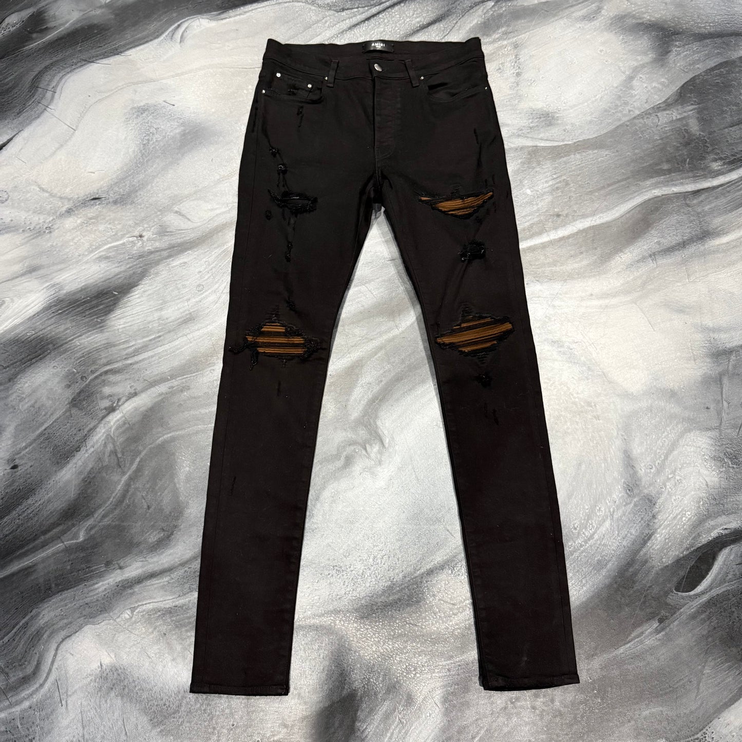 Amiri Black/Brown Patch MX1 Jean (32)