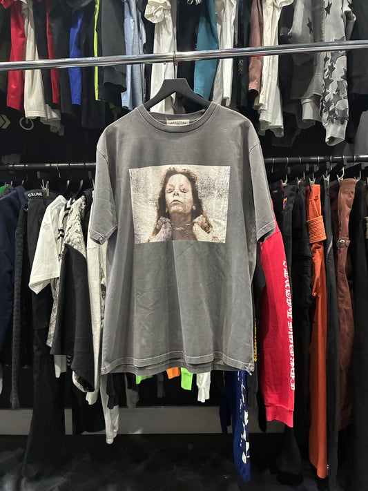 Vertabrae Grey Crazy Lady Graphic Tee (L)