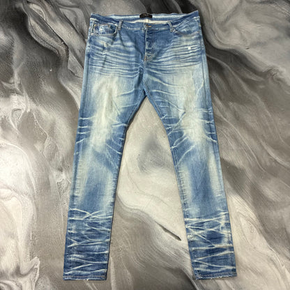 Amiri Honeycomb Indigo Stack Jean (38)