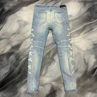 Amiri Light Blue/Grey Bones Jean (38)