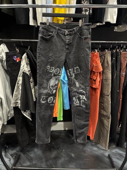 Ksubi Faded Black Jeans (36)