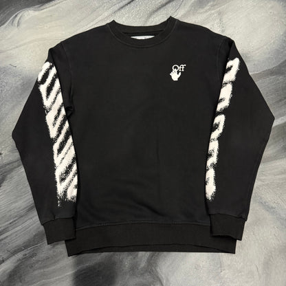 Off-White Black/White Grid Crewneck (L)