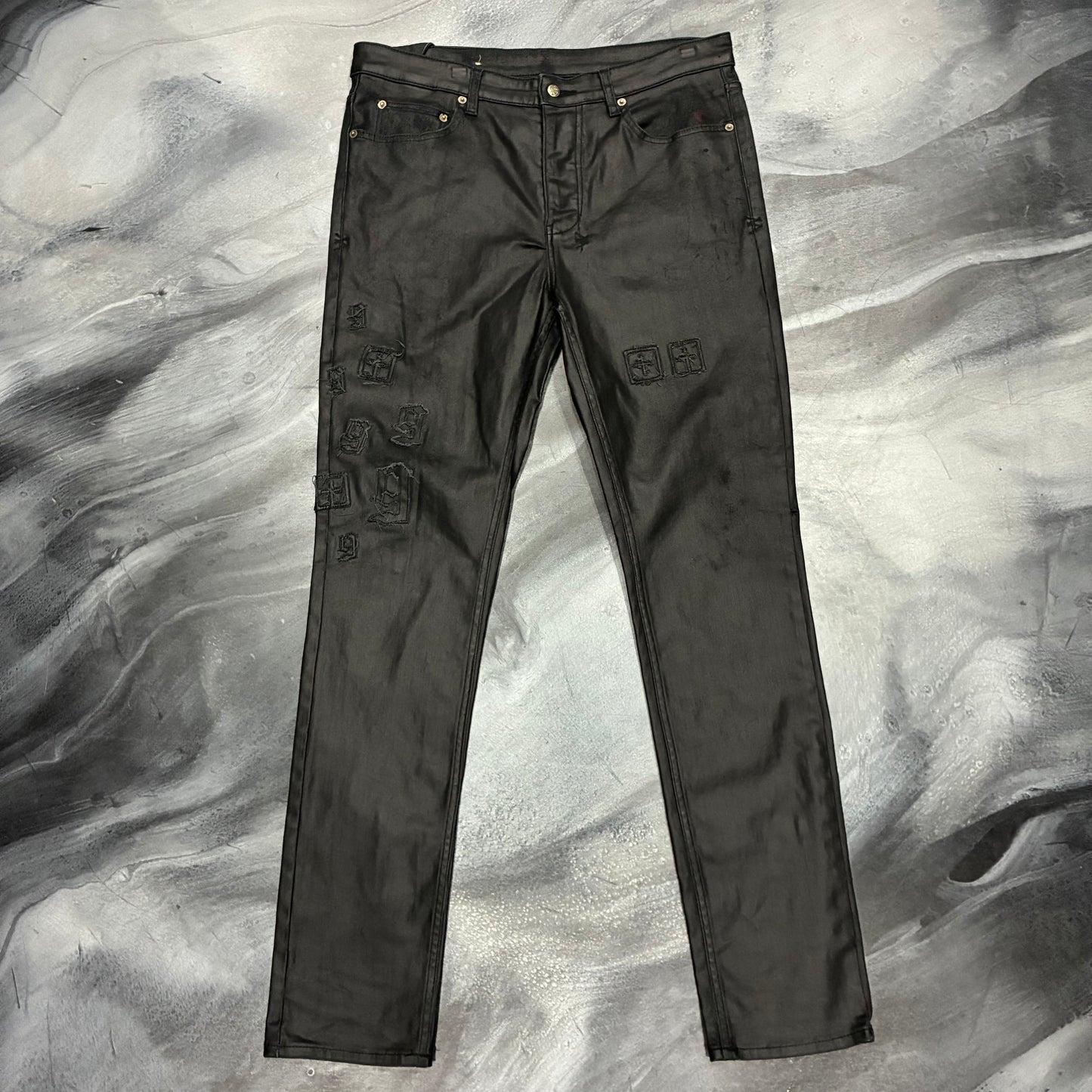 Ksubi Waxed Black ‘999’ Jean (34)