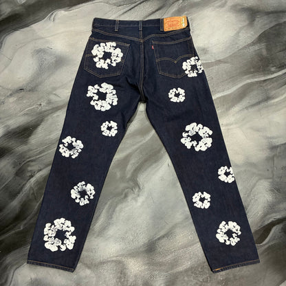 Denim Tears Cotton Wreath Dark Blue Jean (34)
