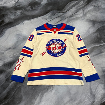 Sinclair Cream/Blue/Red Hockey Jersey (L)