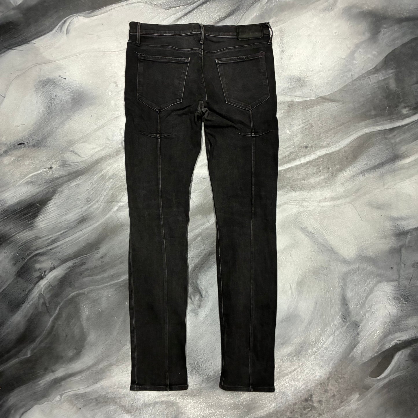 RTA Faded Black Plain Jean (34)