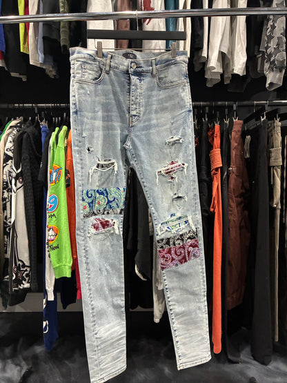 Amiri Pajama Art Patch Jean (38)