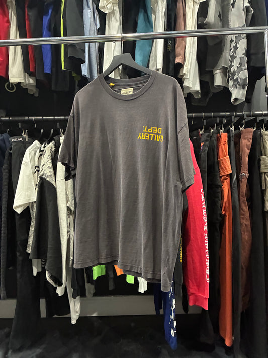 Gallery Dept Vintage Black/Yellow Tee (XL)