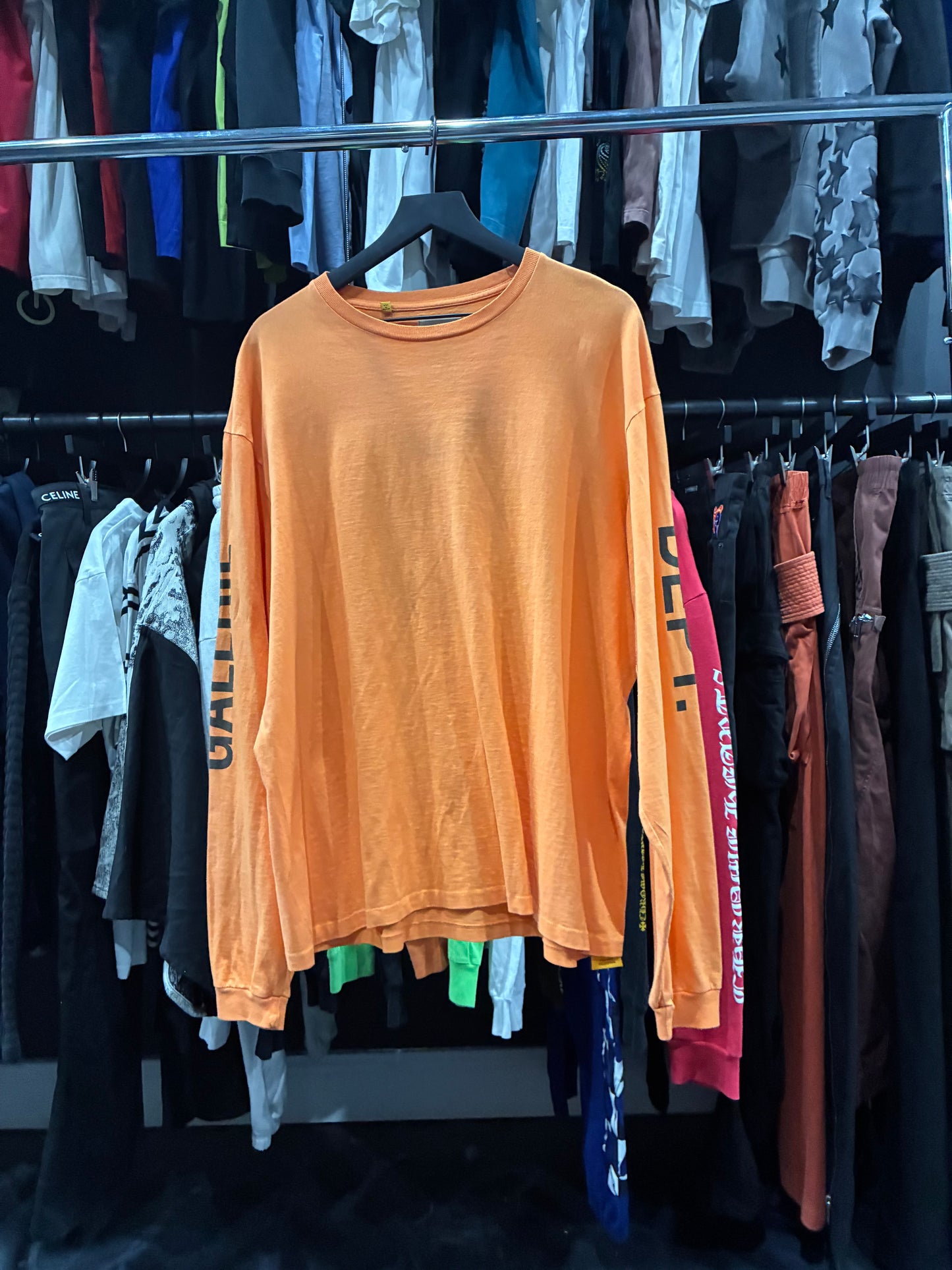 Gallery Dept Orange/Black Longsleeve Tee (XL)