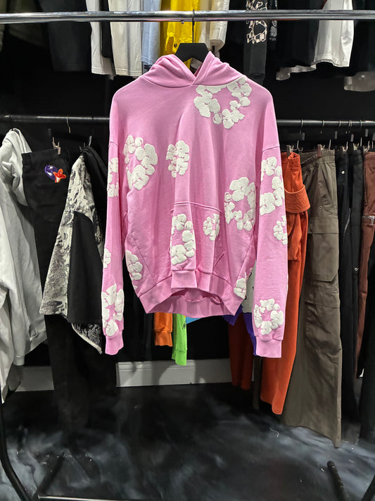 Denim Tears Pink Camo Wreath Hoodie (XL)