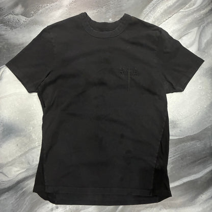 RTA Black Cross Logo Paneled Tee (M)