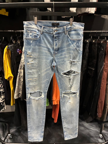Amiri Light Blue/Denim Core Logo Jean (38)