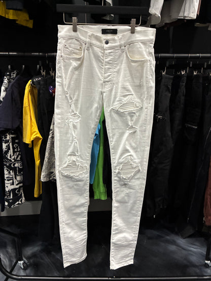 Amiri White/White Patch MX1 Jean (31)