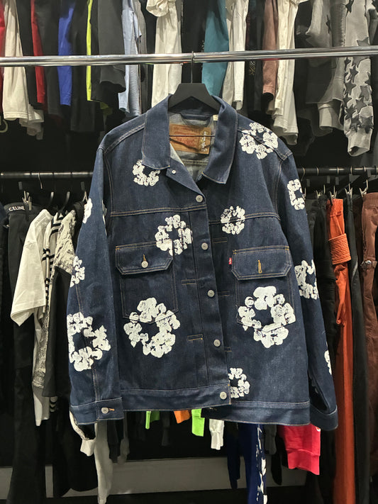 Denim Tears x Levi's Type II All Over Wreath Denim Jacket (2XL)