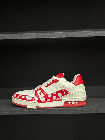 Louis V. LV Trainer Yayoi Kusama Red White (8.5)