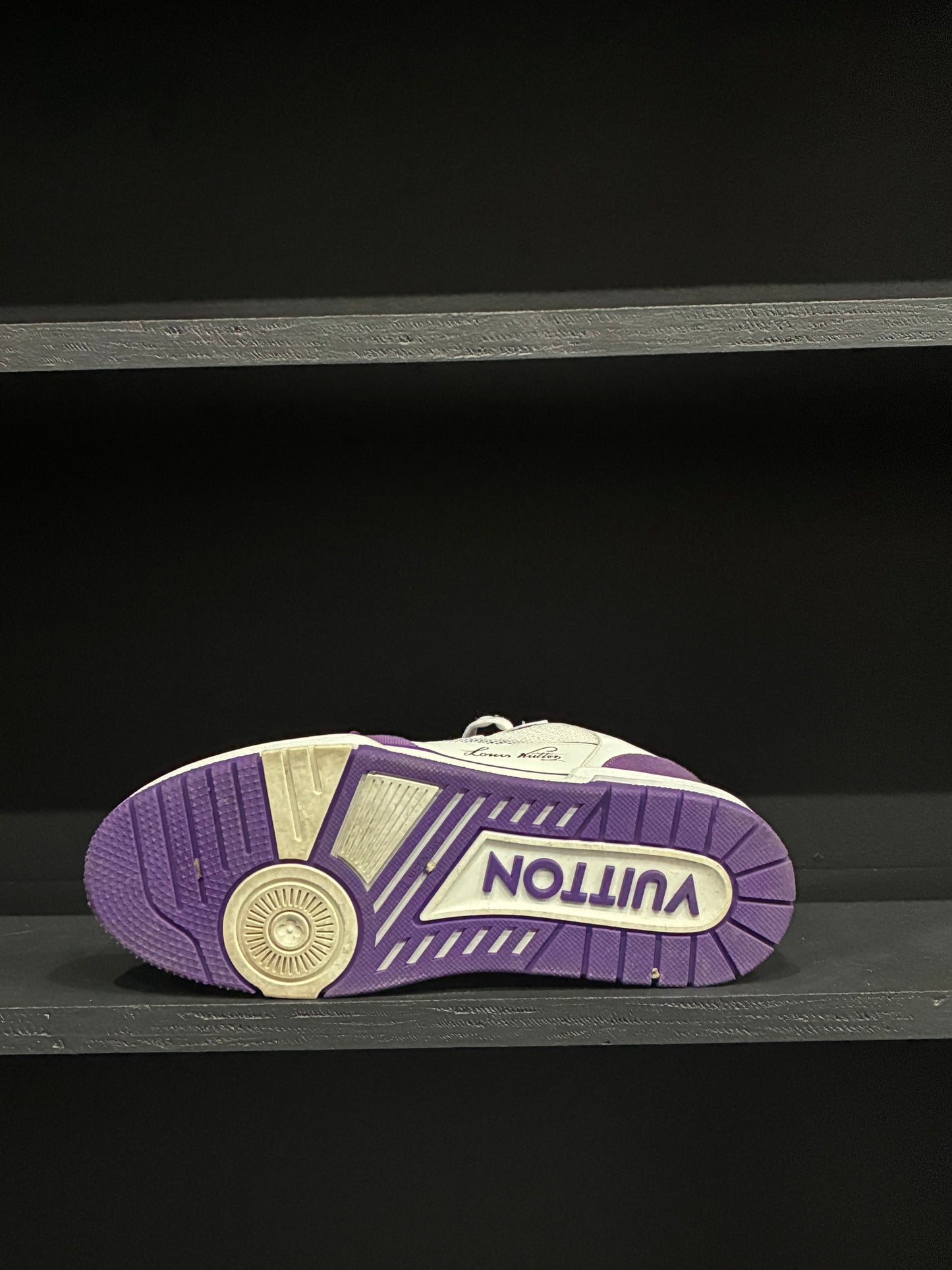 Louis Vuitton LV Trainer Monogram Strap White Purple (7.5)