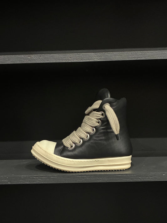 Rick Owens Black Hollywood Jumbolace Sneakers (36.5EU)