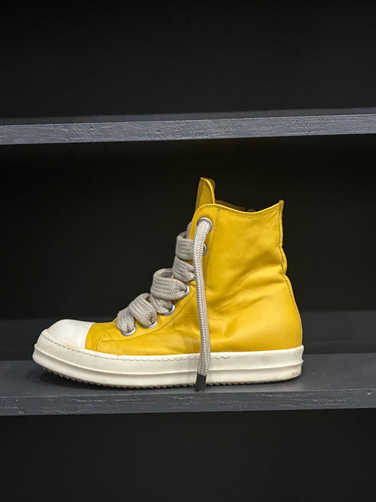 Rick Owens High Jumbo Lace "Lemon" (44)